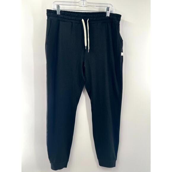 Vuori Women's Black High Rise Stretch Relaxed Activewear Joggers Pants Large NWT - Picture 1 of 9